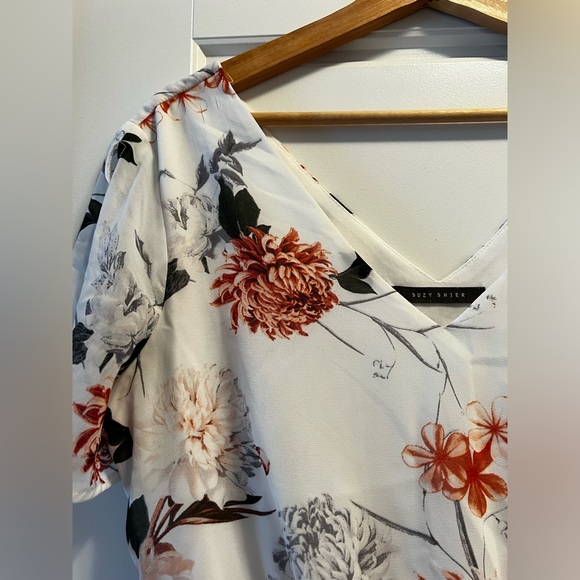 Floral Summer White Dress Women’s Size S - Picture 8 of 13